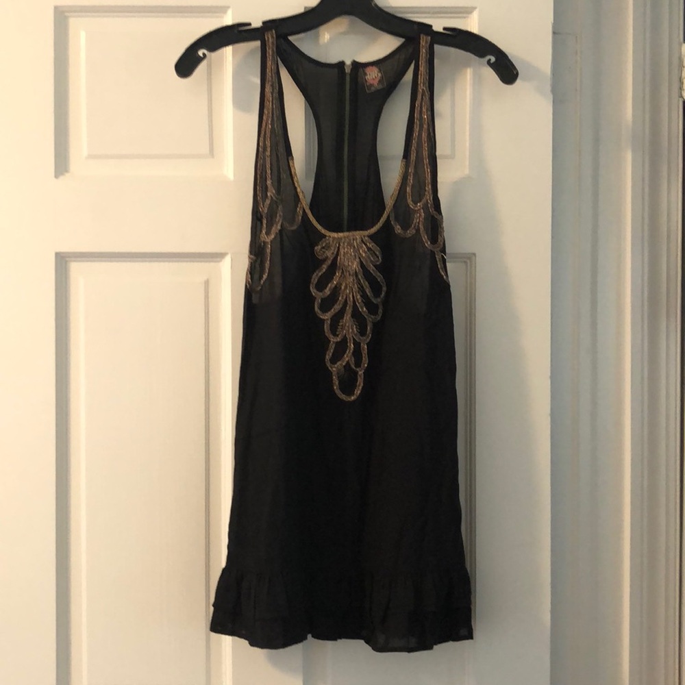 Free People beaded tunic dress